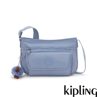 Kipling 灰藍色多袋收納側背包-SYRO U