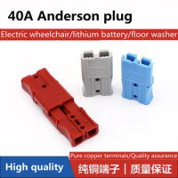 5 pieces Anderson Electronics 40A plug Electric wheelchair battery power charging connector Forklift connector