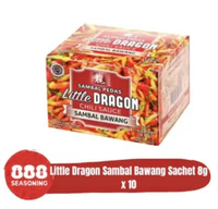 LITTLE DRAGON SAMBAL BAWANG SACHET 8g x 10 Pcs