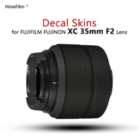 Fuji XC35 F2 Lens Sticker 35F2 Wrap Cover Skin For Fujifilm XC 35mm F2 Lens Decal Skin Anti-Scratch Protector Coat