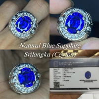 Natural Blue Sapphire Srilangka Include Memo