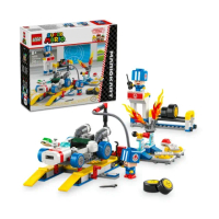 【LEGO 樂高】超級瑪利歐系列 72035 瑪利歐賽車－奇諾比奧的車庫(MarioKart 任天堂 玩具車 兒童積木 禮物)