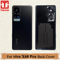 Original Back Battery Cover For vivo X60 Pro Back Cover V2046 Rear Case Housing Cover For vivo X60 Pro With Lens Replacement