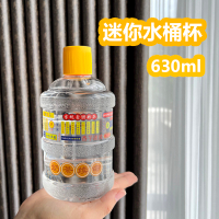 Mineral Water Bottle Cute Cartoon Student Plastic Water Cup Portable Creative Water Jug Funny Water 