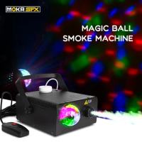 MOKA SFX 700w Magic Ball Smoke Machine LED Fog Machine for KTV Light Home Party Disco Ball Mini Smoke Fogger Machine