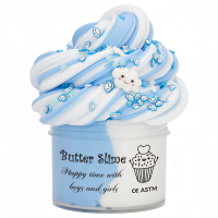 Slime, 70ml, Xuyên Biên Giới, Pha Hai Màu Mới, Slime Bông, Slime mây, Slime Bọt Ếch, Slime Bột Bơ, L
