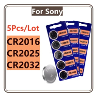 5pcs For SONY CR2025 cr2016 cr2032 battery 3v battery cr 2032 cr 2025 CR 2016 Batteria