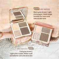 【Original】 JUDYDOLL Highlight&Contour ไฮไลท์และคอนทัวร์พาเลท สีสวย ฉ่ำวาว ติดทน กันน้ำ แก้ม Matte 9G