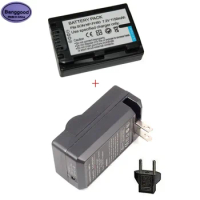 1150mAh NP-FH50 NPFH50 Camera Battery + AC Charger For Sony NP-FH40 FH30 FH60 FH70 FH90 FH100 Alpha DSLR A230 A330 A380 HX200