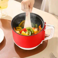 Mini Electric Cooker Rice Cooker Electric Pot Portable Pot Electric Ramen Cooker Multifunctional Mini Pot Rapid Noodle Maker for