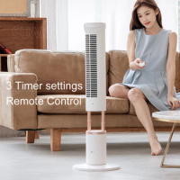 Smart Rechargeable Tower Fan Adjustable Height Folding 120 Degree Rotatable Fast Charge Remoter Control Timer Setting Tower Fan