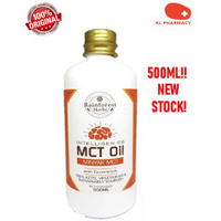 Ready stock 🇲 🇾 Rainforest Herbs Yum Yum Coconut Butter/Intelligen C8 MCT Oil/Body Hack MCT Oil [HAL