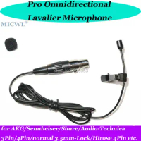 Pro mini Wireless Lavalier Clip Lapel OmniDirectivity Microphone for Sennheiser AKG Shure Audio-Technica etc.