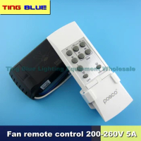 POSCO fan light remote control switch fan speed controller hotel lobby lobby fan remote control timing off 200-260V 5A