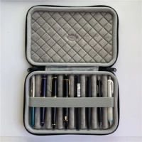 Hard Shell Waterproof Storage Box Carrying Case for Parker Pelikan LAMY PILOT Hero Bernard Shaw Pen Protection Bag Handbag