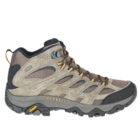 【MERRELL】男 MOAB 3 MID GORE-TEX☆ 多功能防水透氣登山健行鞋-寬楦.登山鞋(ML035795W 淺卡其)