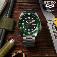 【SEIKO 精工】5 Sports 系列 綠水鬼時尚機械錶(4R36-07G0G/SRPD63K1-42mm)