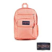 【JANSPORT】母親節禮物 BIG STUDENT 大容量背包 蜜桃粉(JS0A47JKKM2)