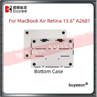 New A2681 Bottom Case For Apple MacBook Air Retina 13.6" M2 Lower Base Case Battery Cover Grey Silver Gold Blue Replacement Part