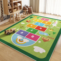 Children's educational hopscotch carpet, living room flying chess floor mat, bedroom bedside rug, ba