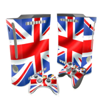 usa uk flag Skin Sticker Cover For Microsoft Xbox 360 Console and Controllers skin sticker Decal
