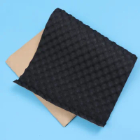 1pc 2cm Thickness Car Sound Proofing Cotton Self Adhesive Rubber Plastic Deadening Sound Insulation Cotton