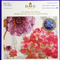 DMC花卉十字繡材料包