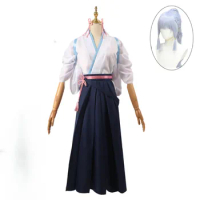 Game Genshin Impact Cosplay Kamisato Ayaka Cosplay Costume Dress Princess Ggret Kendo Clothing Suit