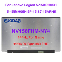 15.6 144Hz Laptop LCD Screen NV156FHM-NY4 Fit LP156WFG-SPP1 For Lenovo Legion 5-15ARH05H 5-15IMH05H 5P-15 S7-15ARH5 S7-15IMH5
