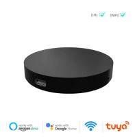 Tuya WiFi IR Remote Control Smart Universal Infrared Smart Home Control for TV DVD AUD AC Works with Alexa Google Home Alexa
