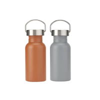 【丹麥Haps Nordic】不鏽鋼水壺400ml+水壺吸管配件 二色可選