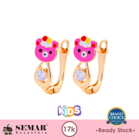Anting Emas Anak Misha Bear Gold 17K Semar Nusantara
