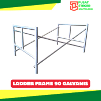 1 Set Scaffolding Ladder Frame 90 Galvanis Ladderframe Tinggi 90 Cm