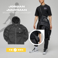 Nike 外套 Jordan Jacket 男款 黑 經典 喬丹 風衣 連帽外套 長袖 休閒 DM1868-010