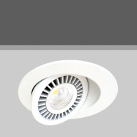 7W CTC Downlight 360° Adjustable Ceiling Recessed Spots COB LED High Quality 230VAC CCT Switch 2700K-4000K Dimmable Down Light