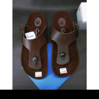 Sandal Carviel Kulit Original Pria dan Wanita Sandal Kekinian Terbaru Sandal Casual