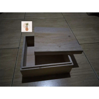Kotak Box uk dlm 15x7x5 Custom Kayu