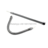 1/2"1/4" 3/8" Metal Flexible Water Oil Coolant Pipe Hoses Lathe Cooling Round Nozzle With Rotary Switch For CNC Machine