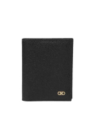 Salvatore Ferragamo FERRAGAMO Gancini Card Holder Black 661452