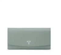TUMI BELDEN SLG Continental Flap Wallet - Dompet Wanita - Thyme , Washed Yellow , Pink Clay