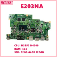 E203NA N3350 N4200 CPU 4GB-RAM 0G/32G/64G/128G SSD Mainboard For ASUS E203NA E203NAH E203NAS L203NAH L203NA Laptop Motherboard