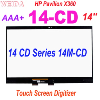 14'' Touch Digitizer For HP Pavilion X360 14-CD 14CD 14 CD 14M-CD Series Laptops Touch Screen Digitizer Glass Panel Replacement