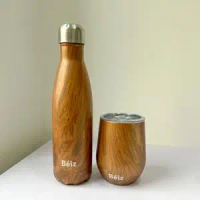 (BEIZ) Bundle Beiz Wood Botol 500ml & Mug 350 ml