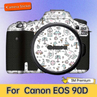 For Canon EOS 90D Camera Sticker Protective Skin Decal Vinyl Wrap Film Anti-Scratch Protector Coat EOS90D