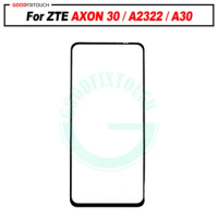 For ZTE Axon30 / A2322 / A30 Front Glass Touch Screen Top Lens LCD Outer Panel Repair For ZTE Axon 30 glass