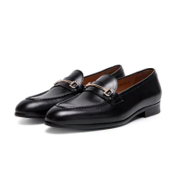 Men's Leather Horsebit Loafer Dress Formal Style Elegant Shoes