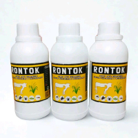 Obat Kutu Lalat Caplak Nyamuk Sapi & Kambing RONTOK 250ml Aman Dijilat untuk Hewan Peternakan