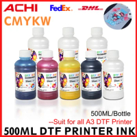 Fast Ship 500ML DTF Ink 5X500ML 250ML DTF INK DTF Printer for DTF Printer Film Transfer Ink For DTF Direct Transfer Film Printer