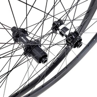 1273g 29er MTB XCL 30mm wide 30mm deep asymmetric hookless carbon wheelset 36T 350 center lock 100x12 142x12 HG XD mountain bike