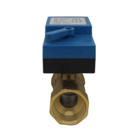 Actuator L type DN15 DN20 DN25 DN32 DN40 DN50 Electric Motorized Brass Ball Valve AC 220V Two Way Three Way 3-Wire Two Control